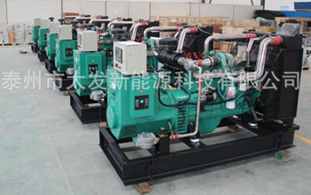 Straw gas generator set